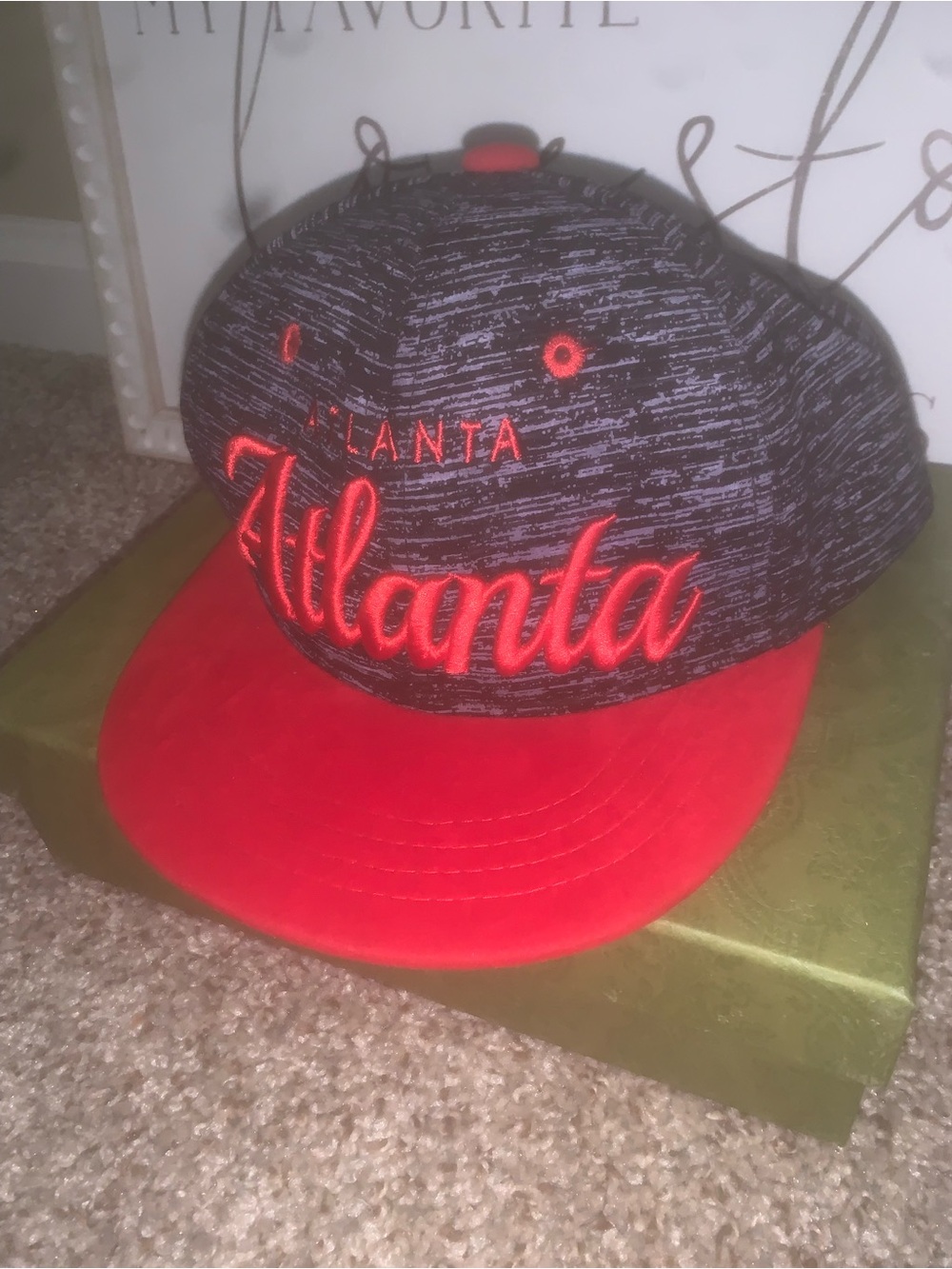 EMBROIDERED ATLANTA SNAPBACK
